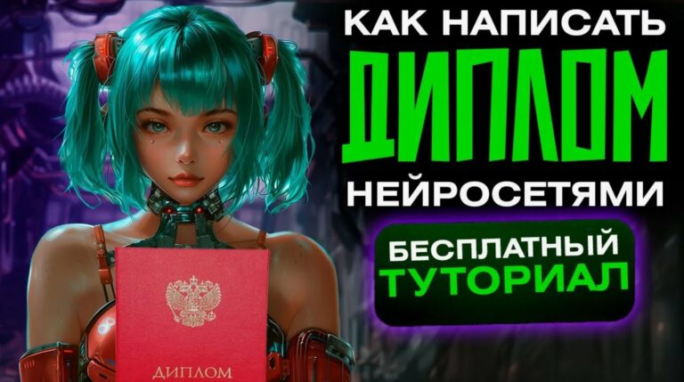 Как написать дипломную работу через нейросеть